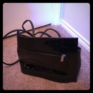 Asymmetrical Black Purse